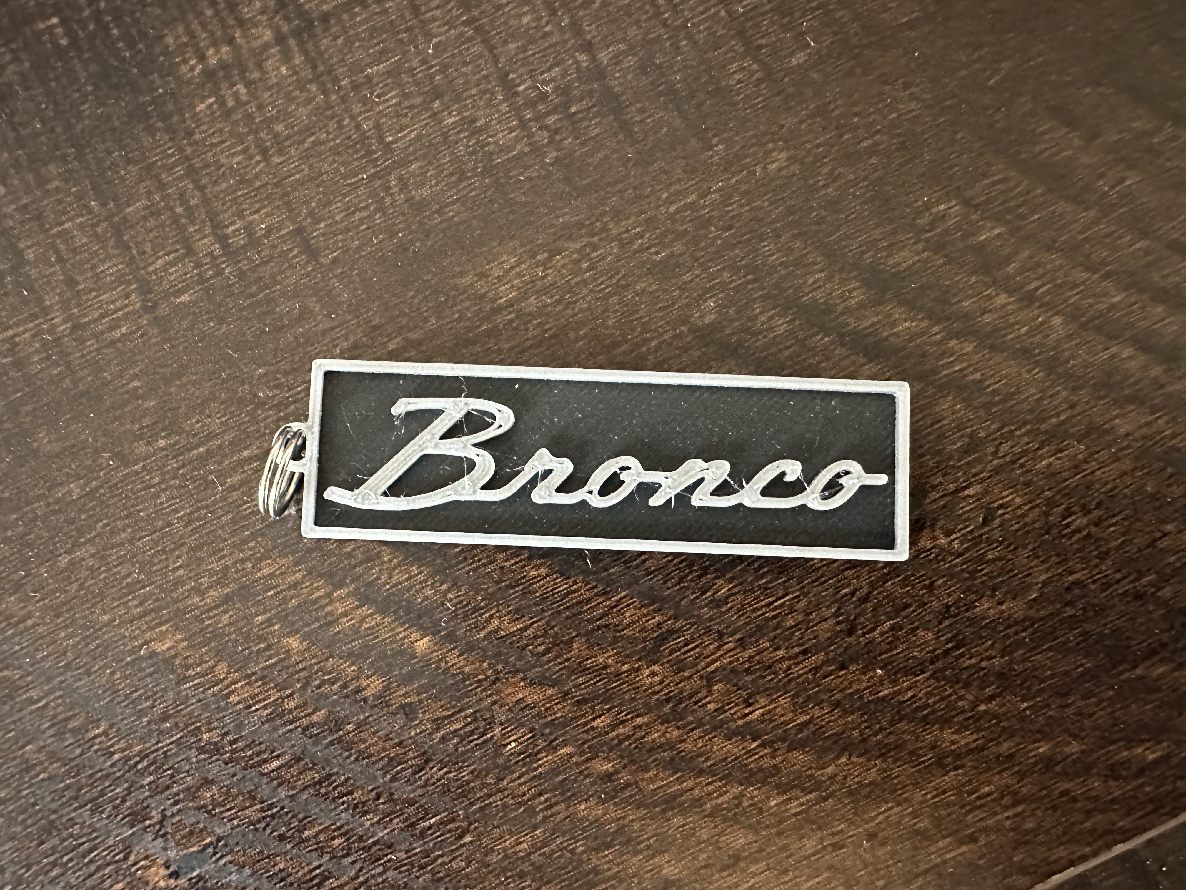Bronco Keychain