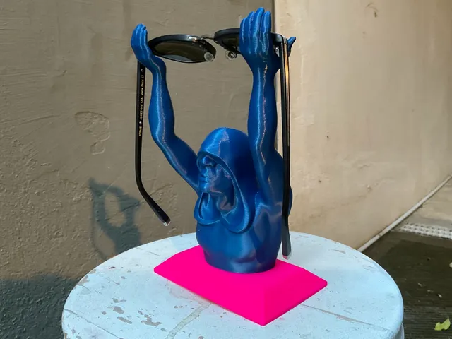 Hooded Figure Eyeglass Holder