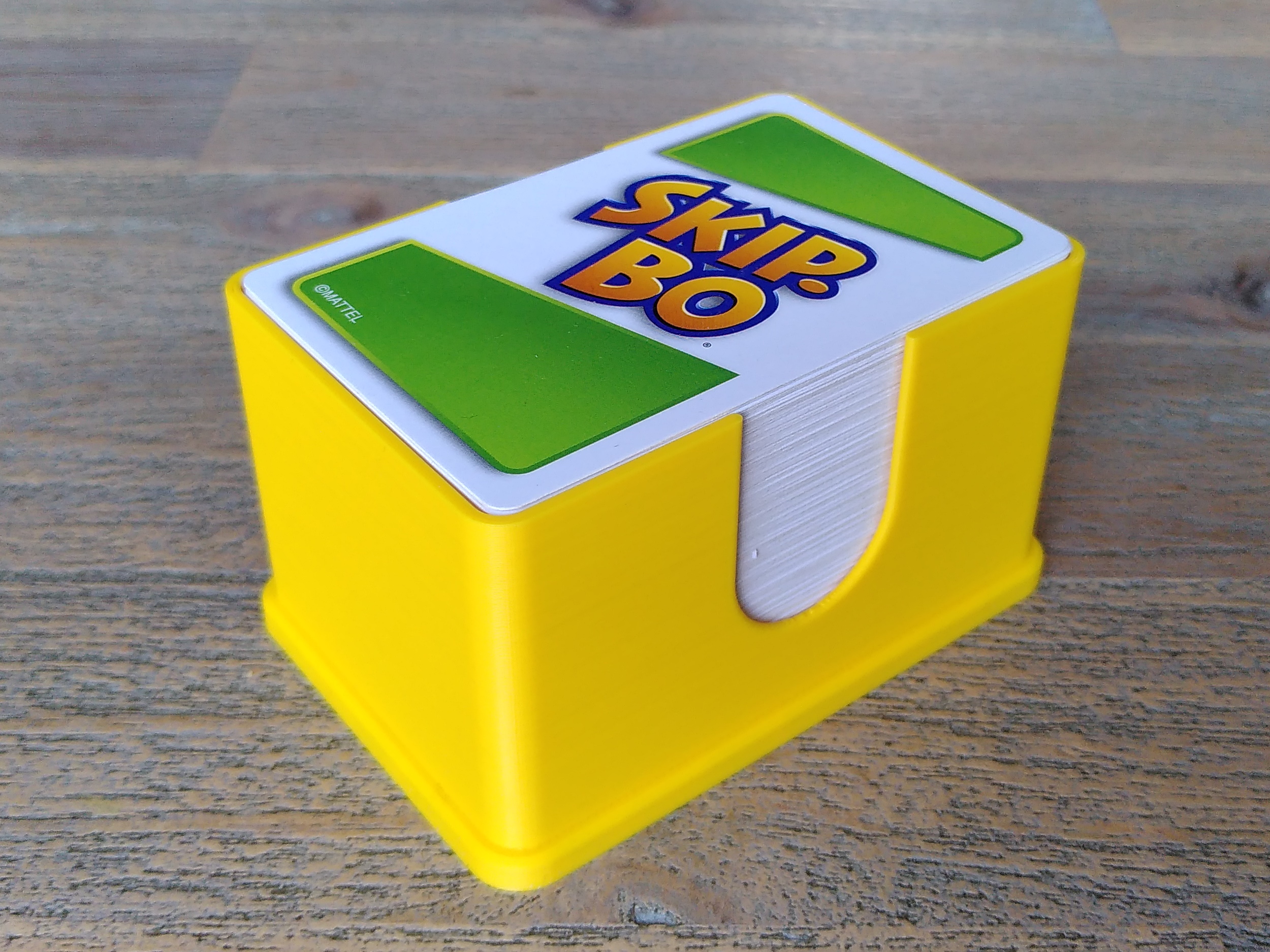 skip bo card holder