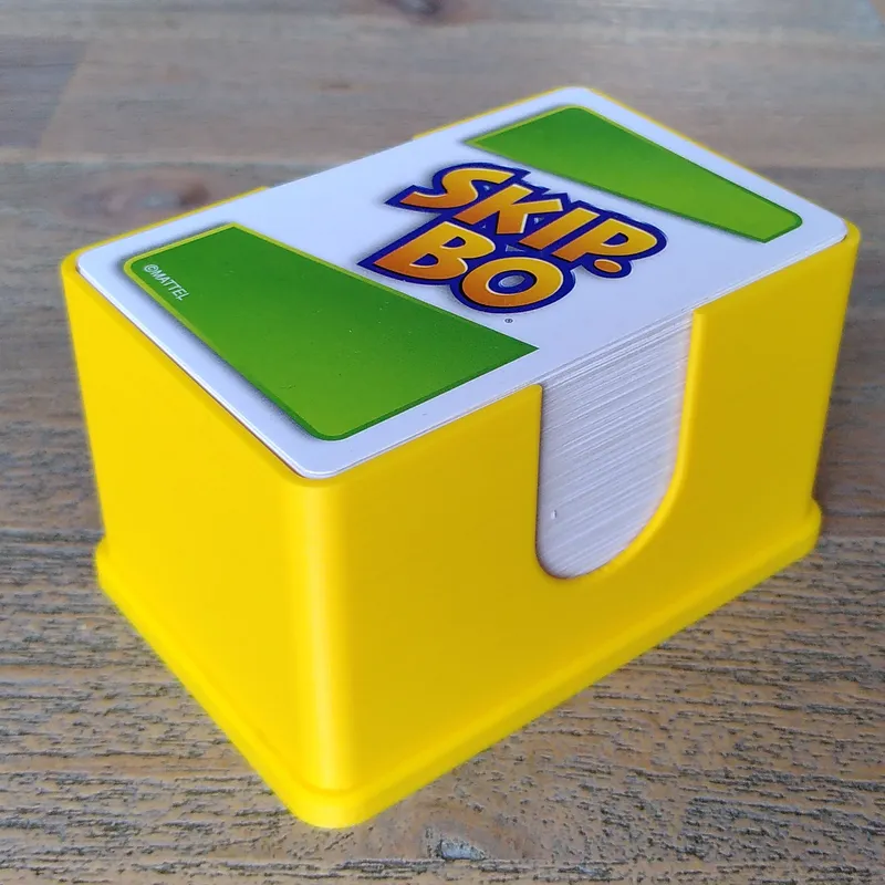 Skip-Bo Box, hinged by JBoe, Download free STL model
