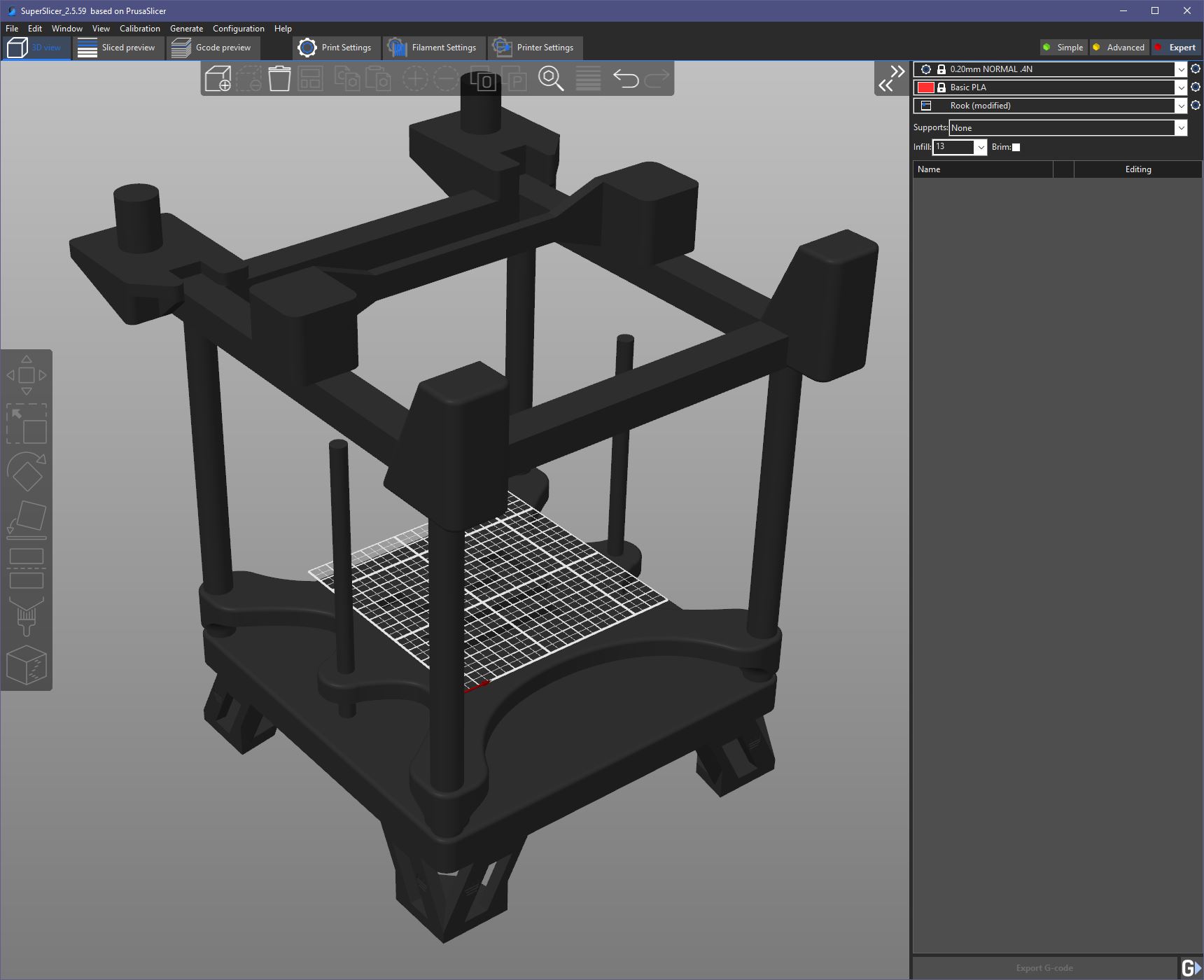 Rook [LEGACY] Slicer Model by Kanrog Creations | Download free STL ...