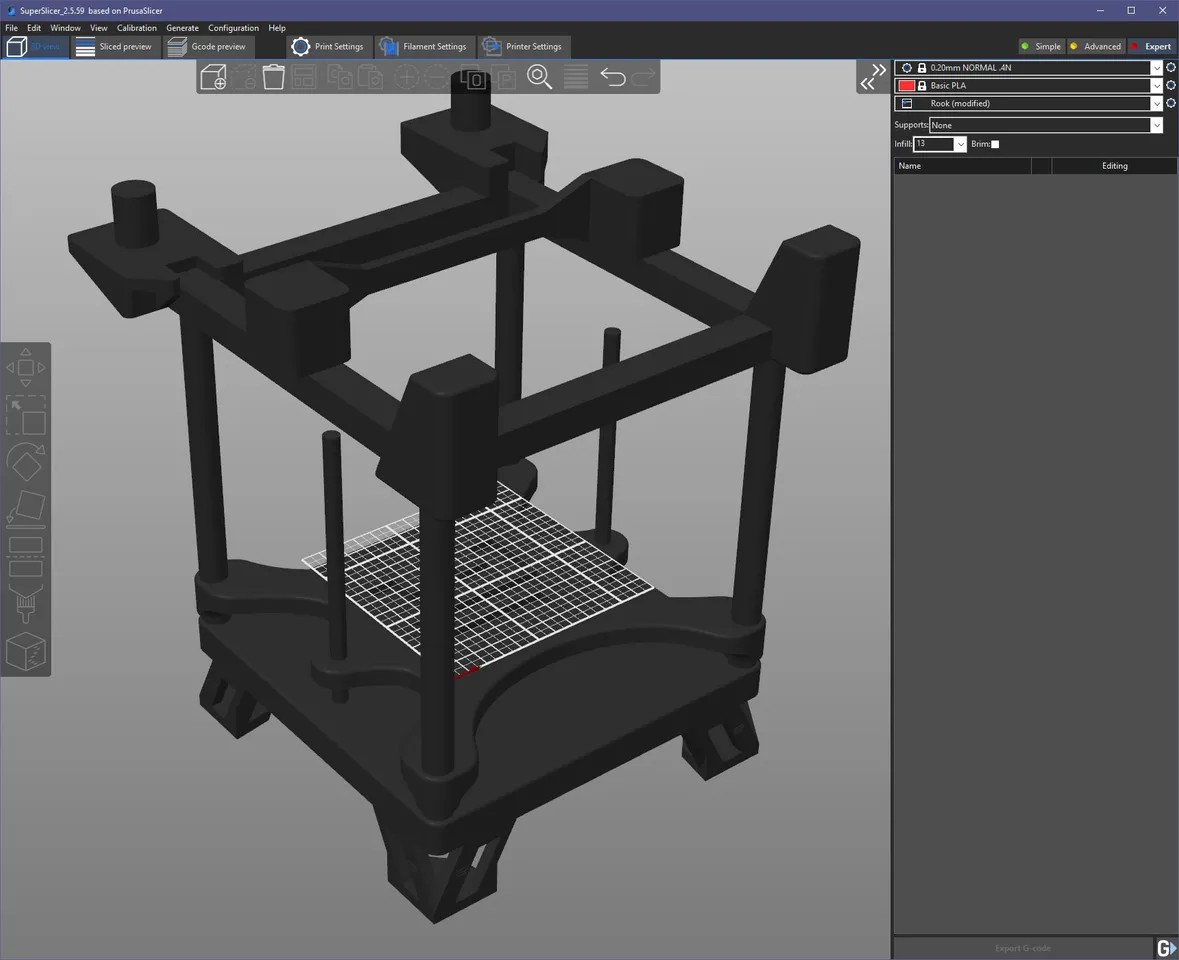Rook [LEGACY] Slicer Model by Kanrog Creations | Download free STL ...