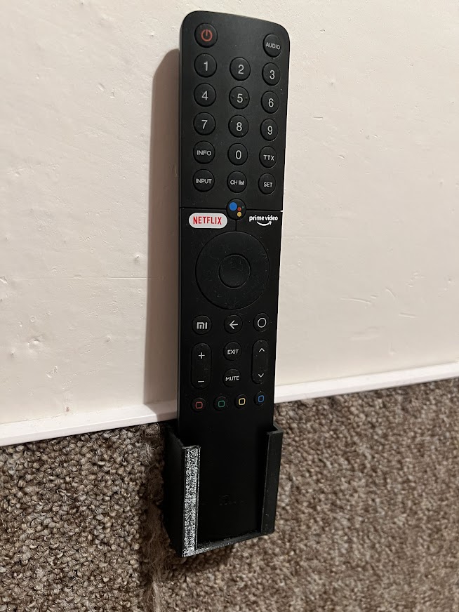 Xiaomi TV remote holder by HeplTech.cz Download free STL model