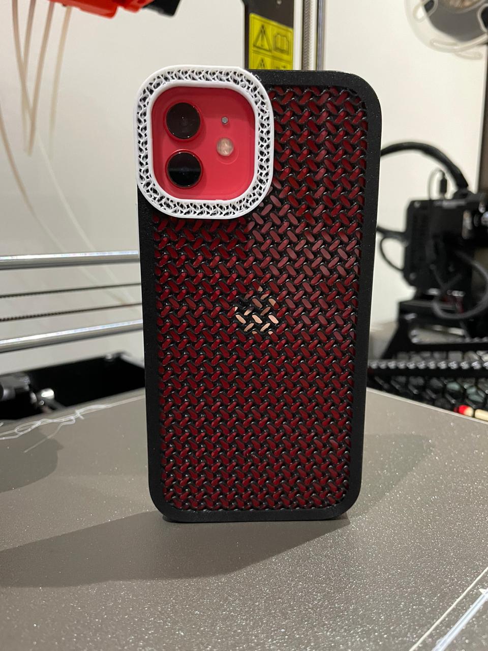 iphone 12 gyroid cover and rose lens cover