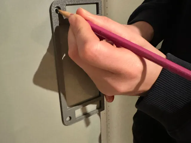IKEA drilling aid for östernäs handles