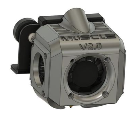 Ender 3/Ender 3 Pro Hotend Dual Fan Cover "Muscle v2.0"