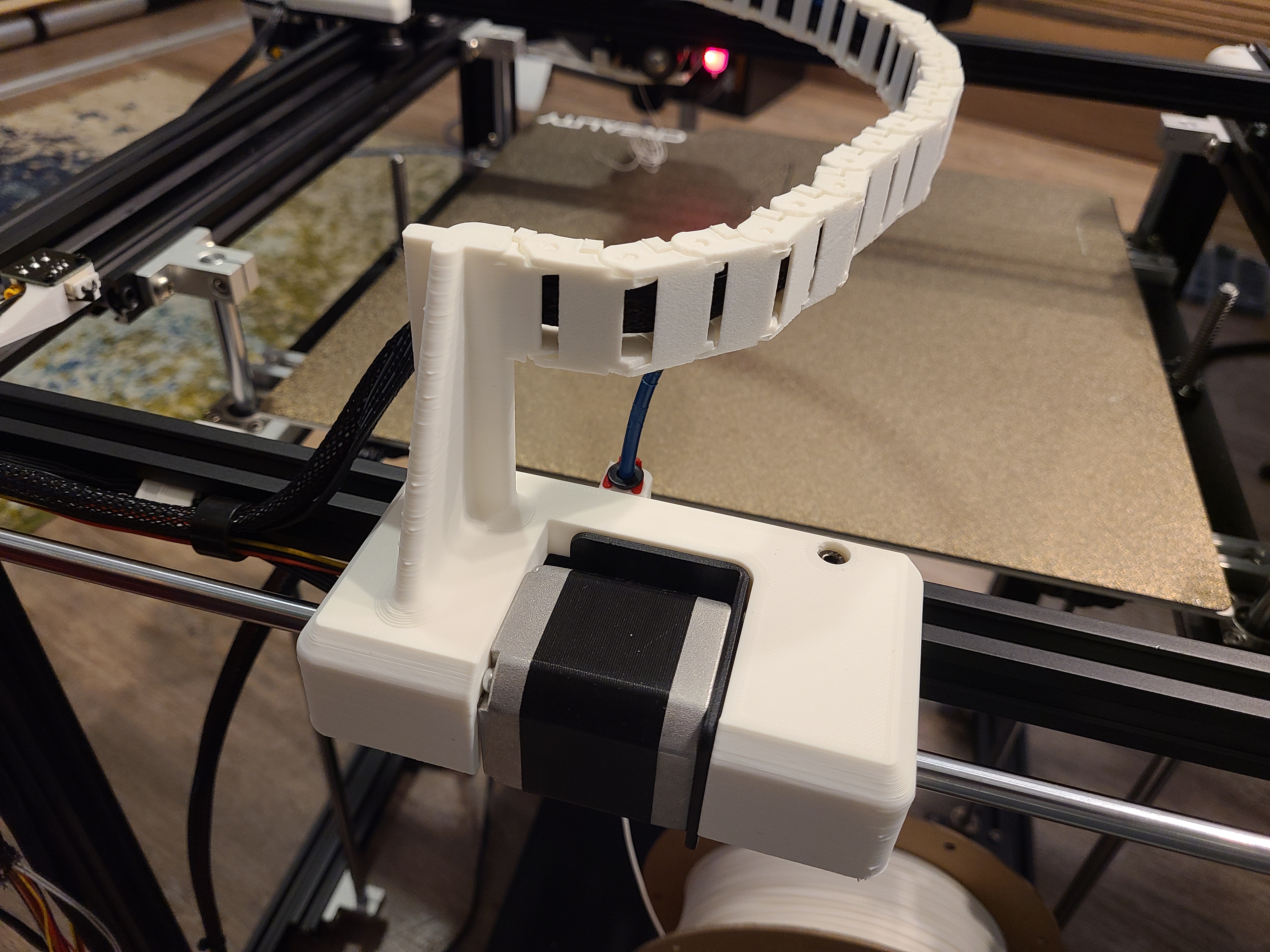 Ender 5 Plus Stepper Cover with Cable Chain Mount