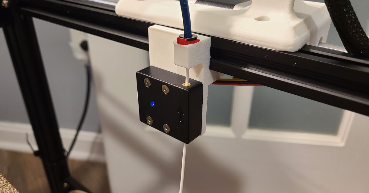 Ender 5 Plus Low Profile Direct Drive Filament Guide by Michael Bradley