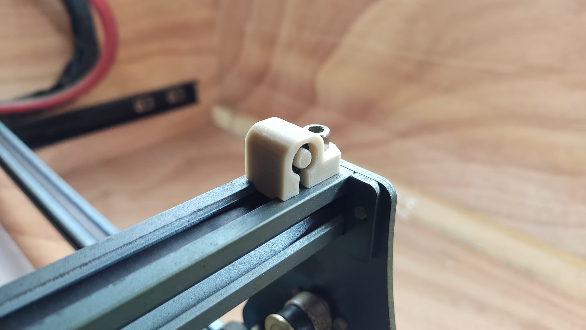 Improved GT2 Belt End Clip / Holder for Sculpfun S9, S10, and other V-Roller Extrusion Based Machines