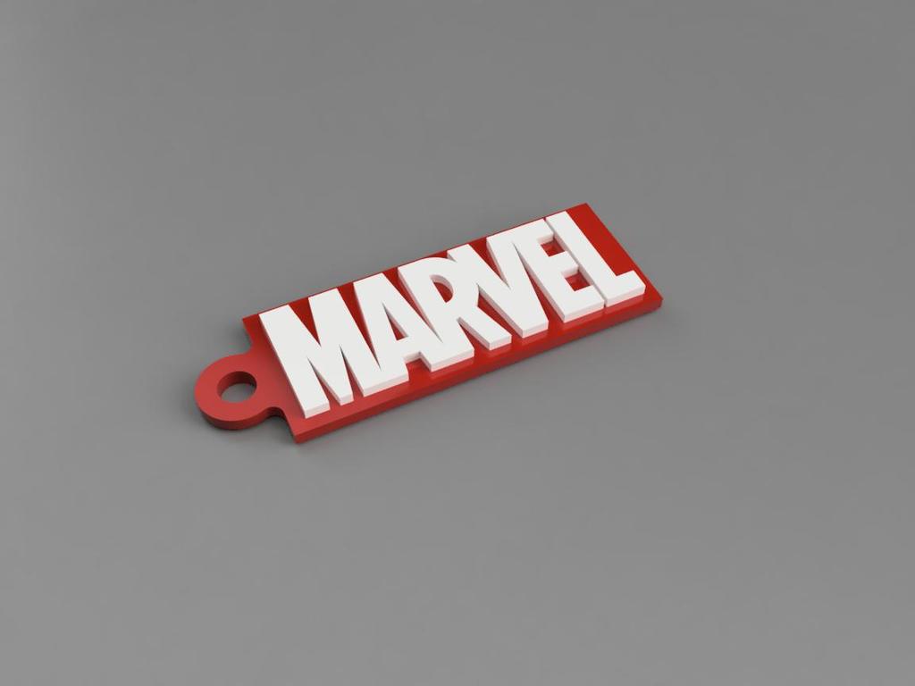 Miniatura 2 do modelo 3D Marvel Keychain