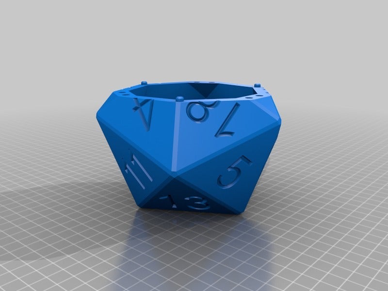 Miniatura 4 do modelo 3D Dice Holder