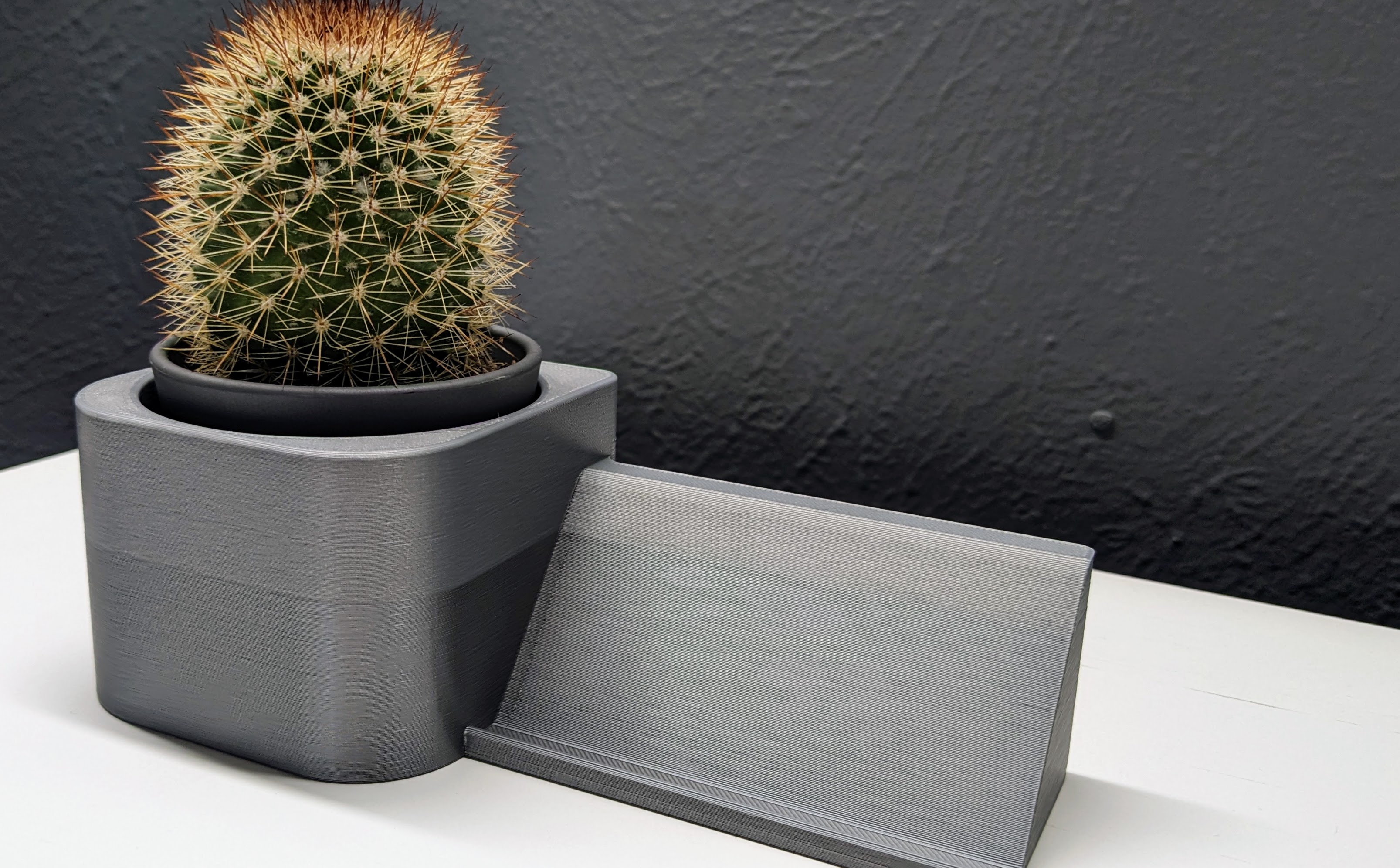 Business card planter
