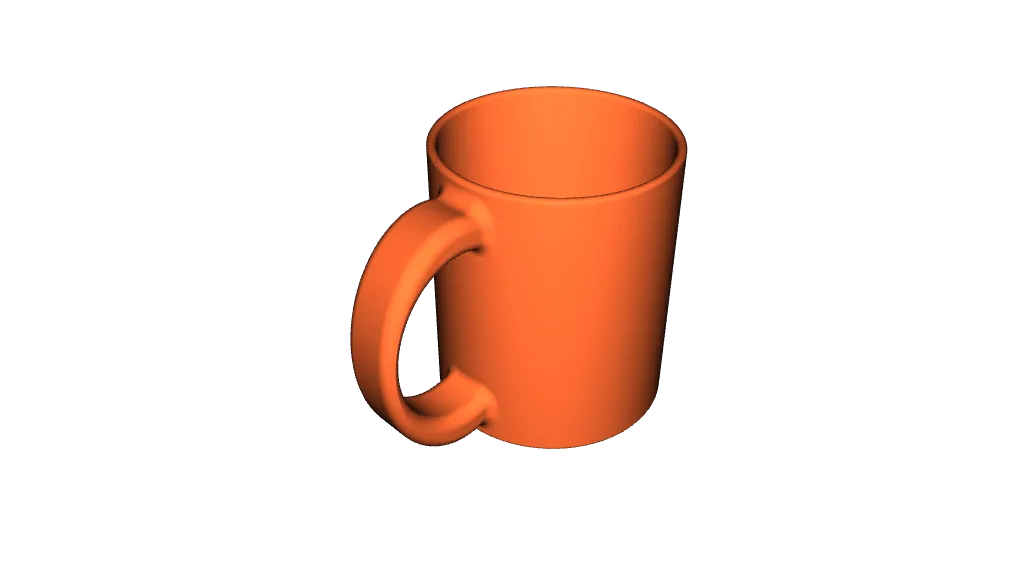 Simple Coffee Mug 3D model 3D printable