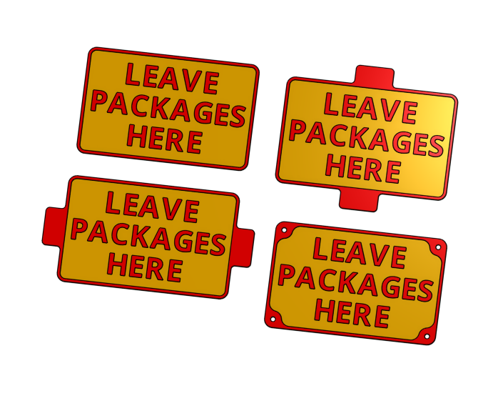 sign-leave-packages-here-4-versions-by-kaje-download-free-stl