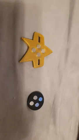 Star Trek DS9/VOY combadge backing