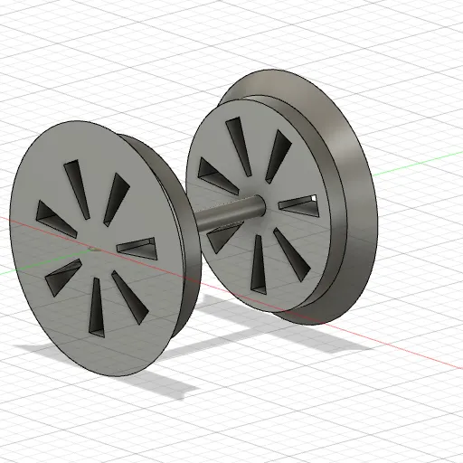 Model Train Wheel by noah sanor | Download free STL model | Printables.com