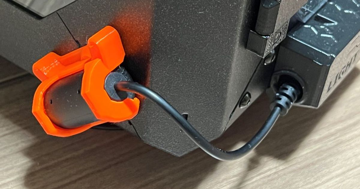 Ferrite core holder for XP Power external PSU (Original Prusa Enclosure