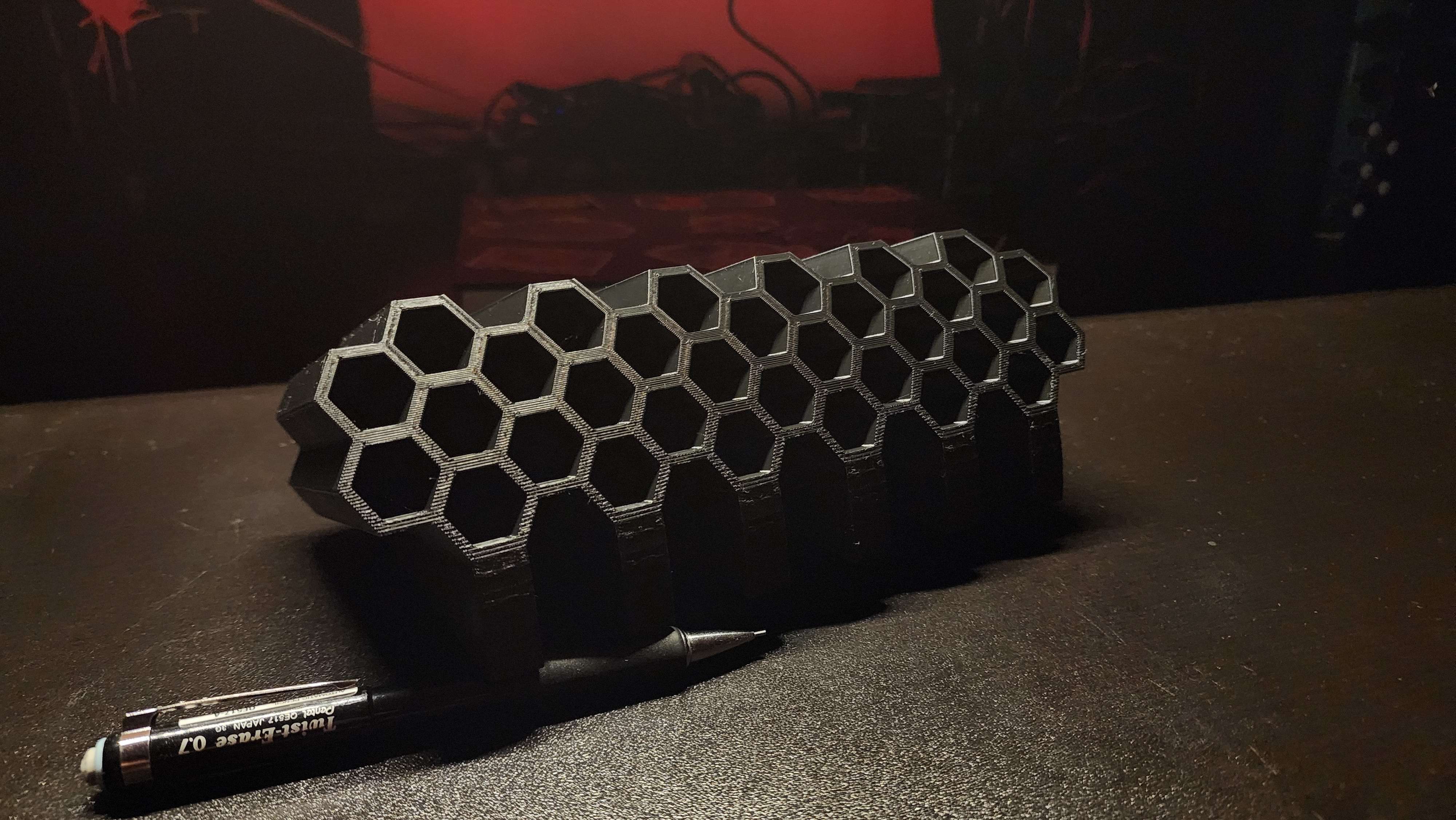 Honeycomb Pen and Pencil Organizer, Sci-fi/Military