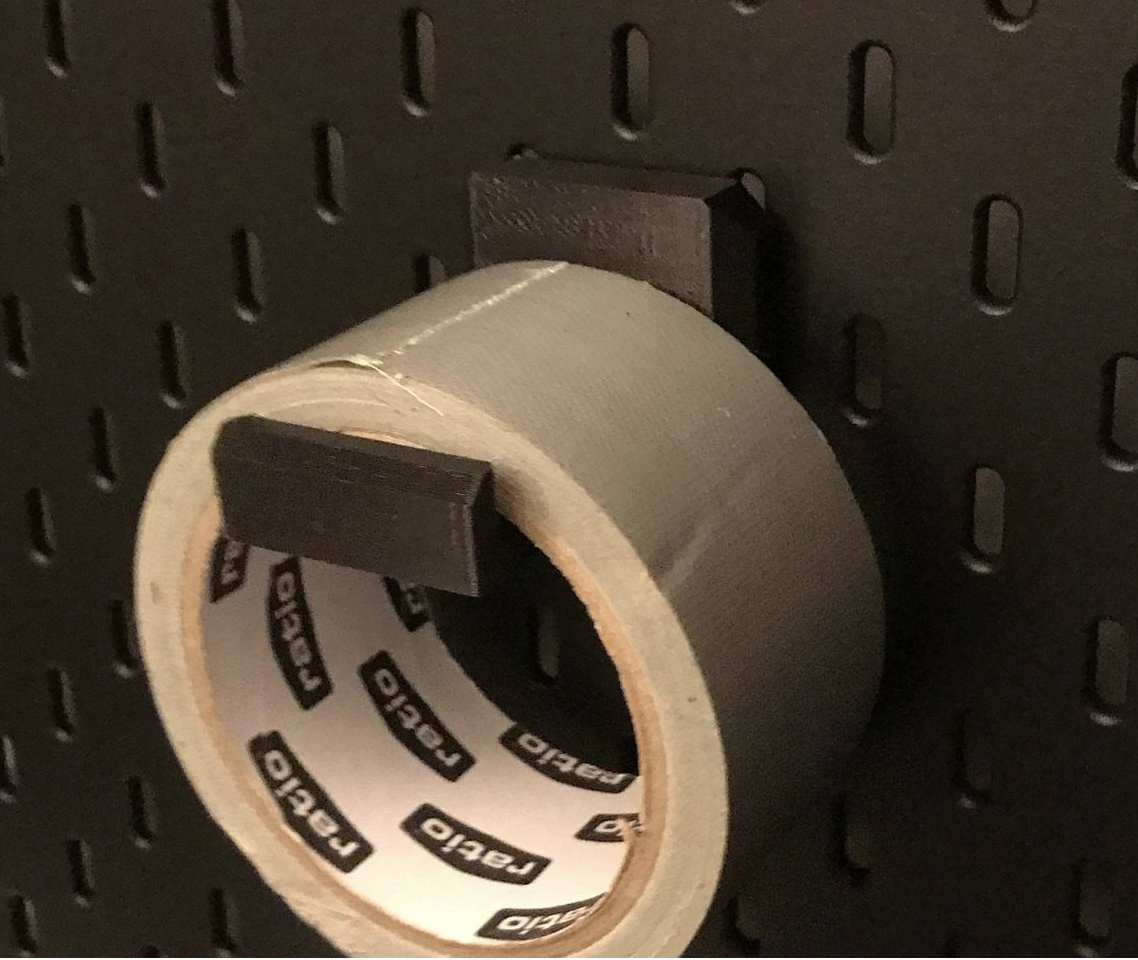 Duck Tape Holder for Ikea Skadis by Maker Martin Download free STL