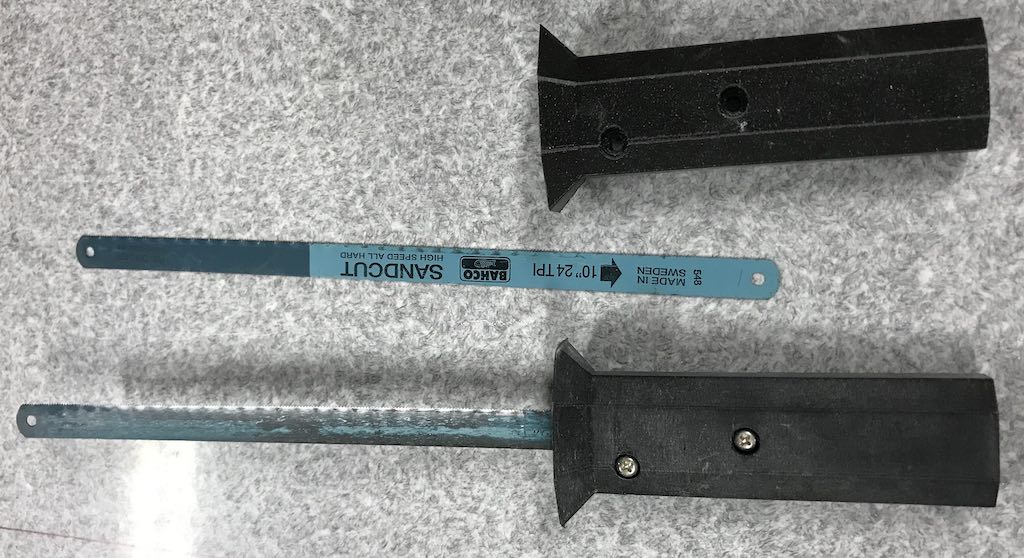 Hacksaw Katana Handle