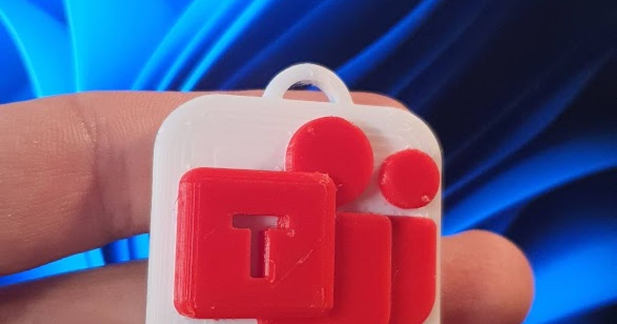 microsoft-teams-logo-keychain-by-3dgeex-download-free-stl-model
