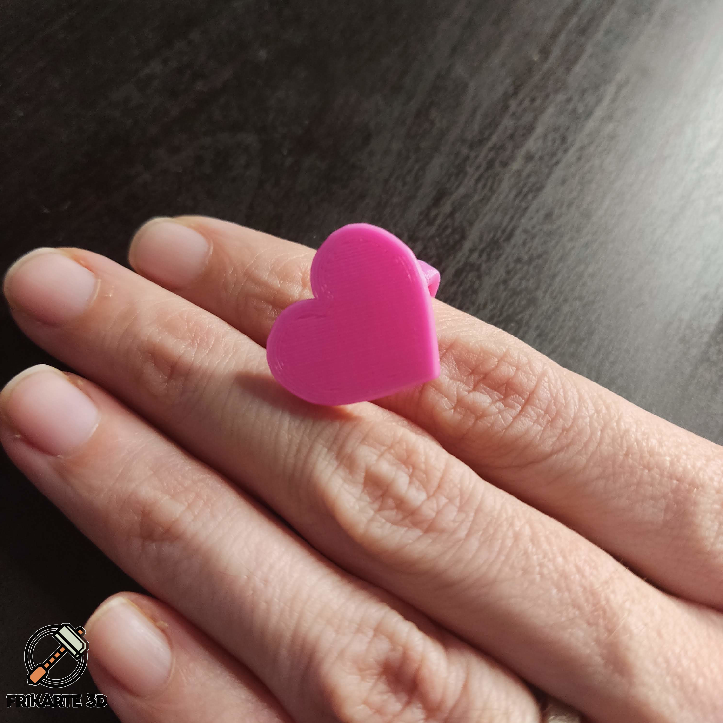 Heart Ring By Frikarte3D Download Free STL Model Printables Heart Ring By Frikarte3D Download Free STL Model Printables
