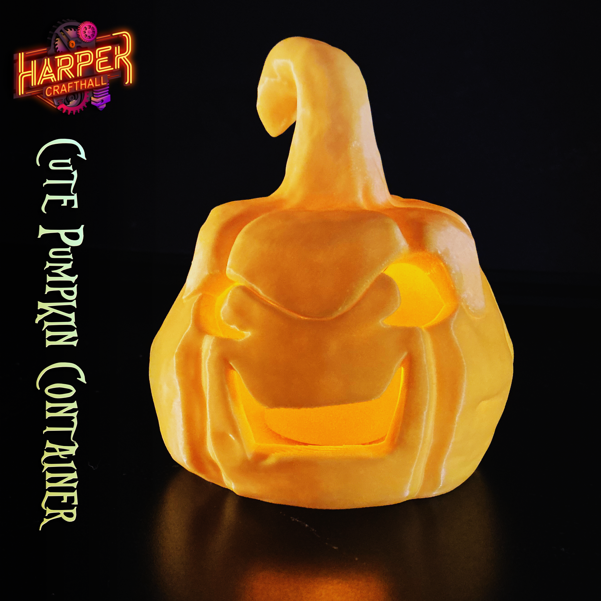 Cute Pumpkin Container
