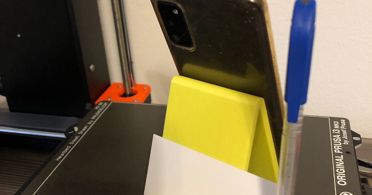 Bussines cards pen and phone holder by Martin1671 Download free STL