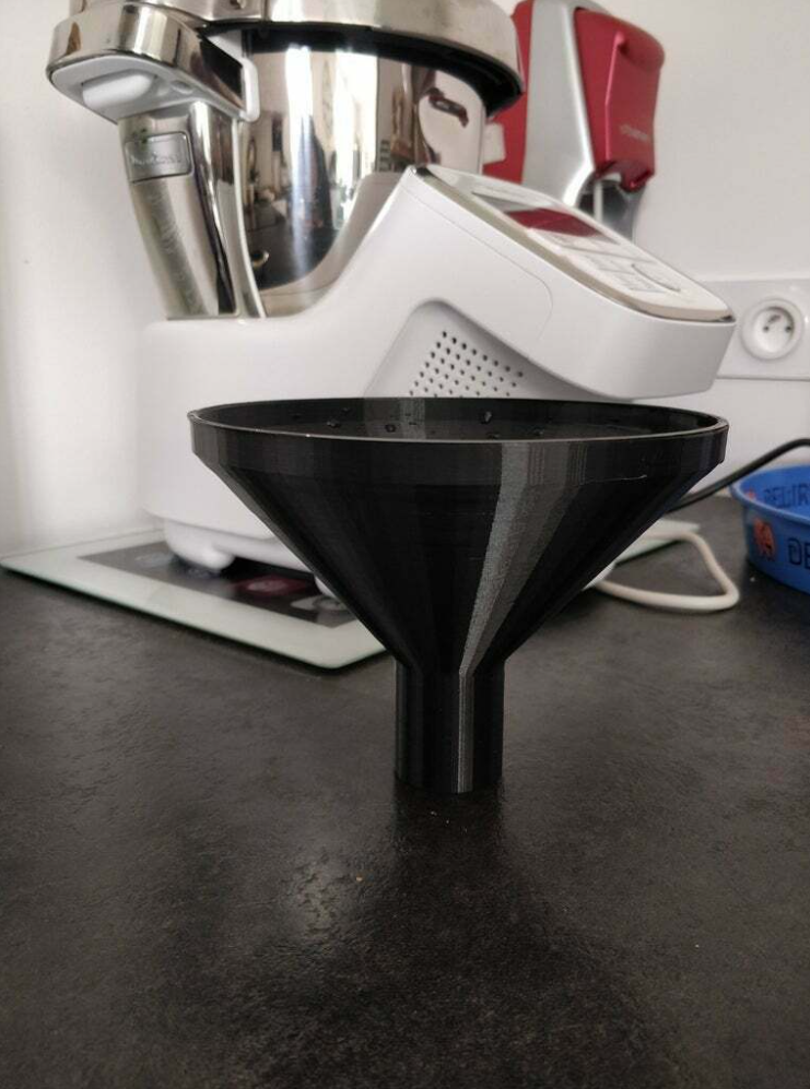 Vis d'alimentation à entonnoir à flux libre DYE pour rotors DYE