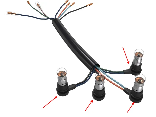 Design for Replacement Indicator Lamp Boots for Honda CB550