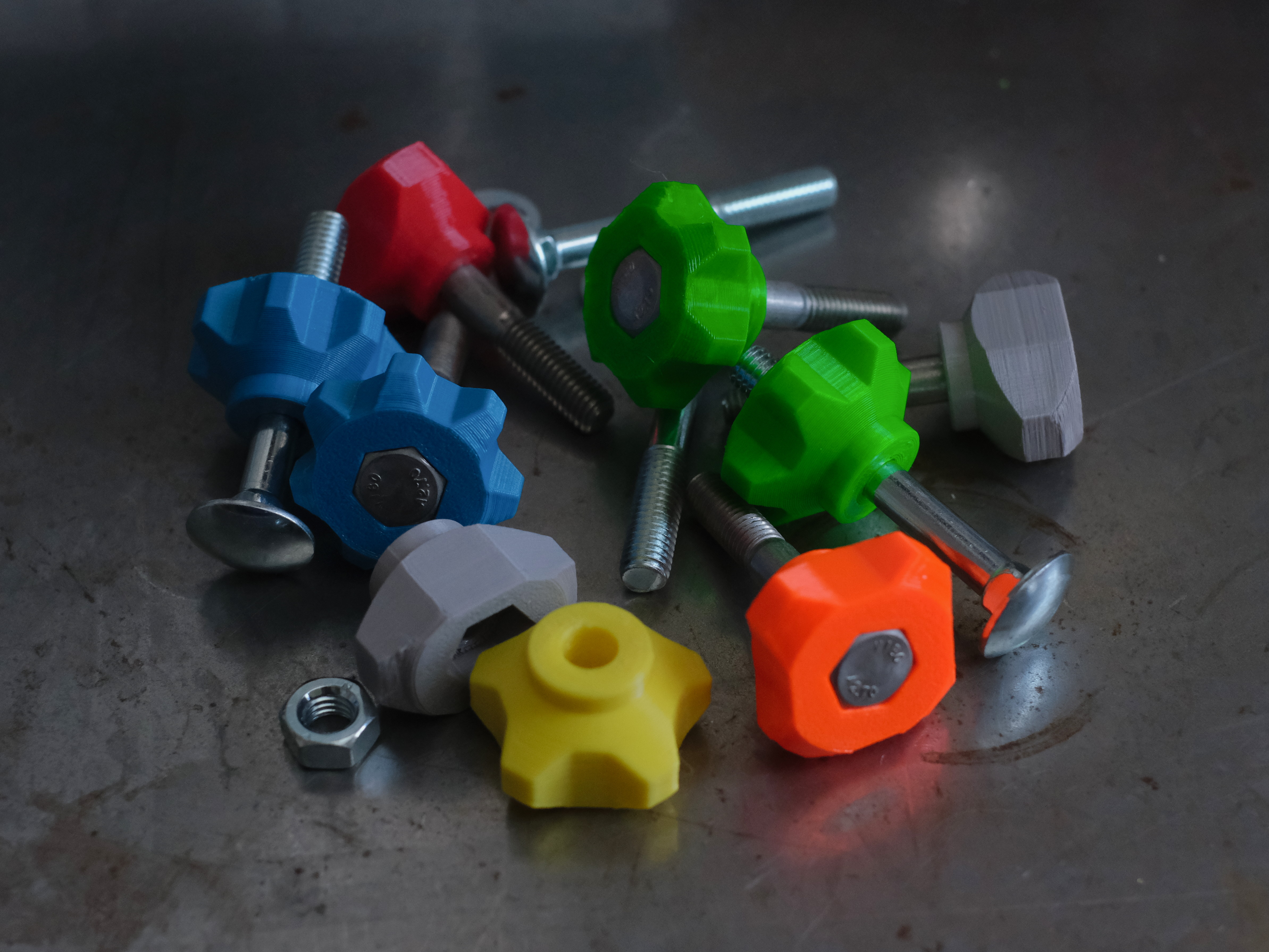 Chunky M8 Knobs (DIN type, 13mm head or nut)