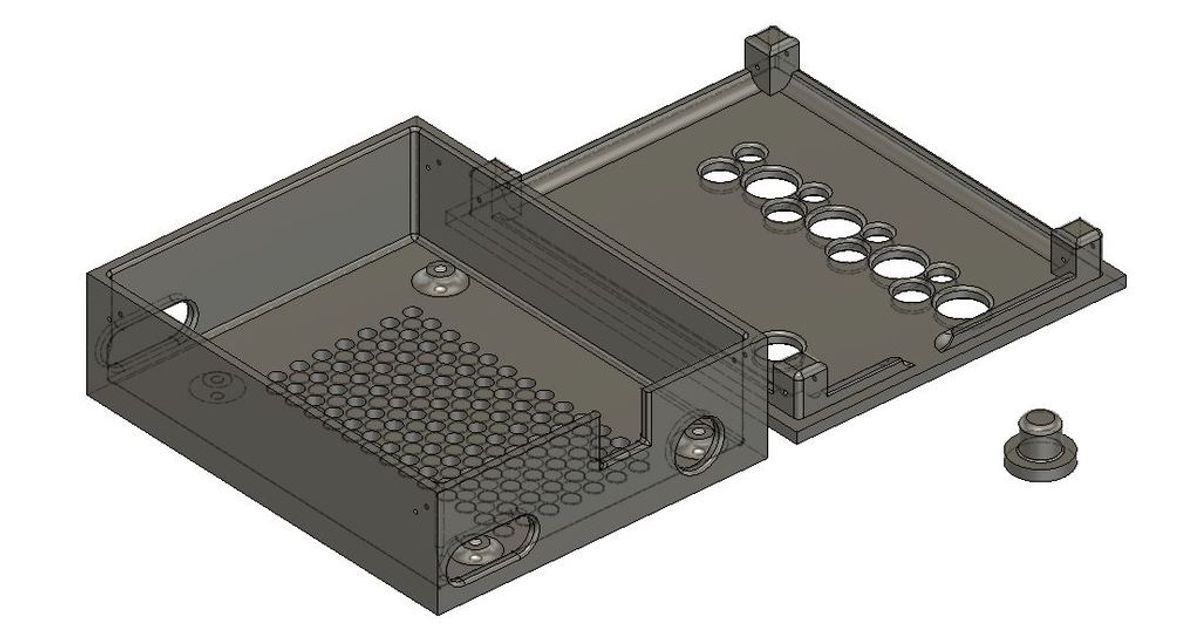Styrofoam Box, 3D CAD Model Library