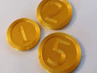 Simple Coins by Hezekiel | Download free STL model | Printables.com