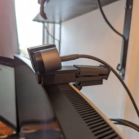 Logitech webcam mount