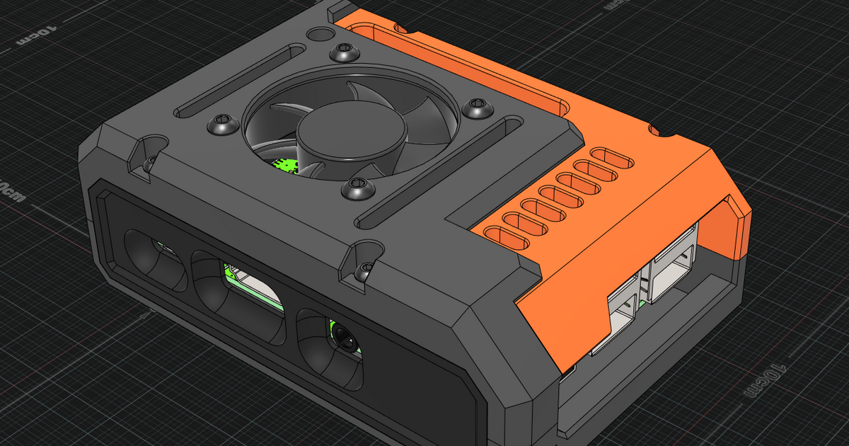 Raspberry Pi 3 B + Case By Squirrelbrain | Download Free STL Model ...