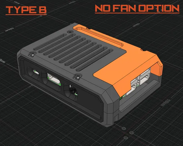 Raspberry Pi 3 B + Case