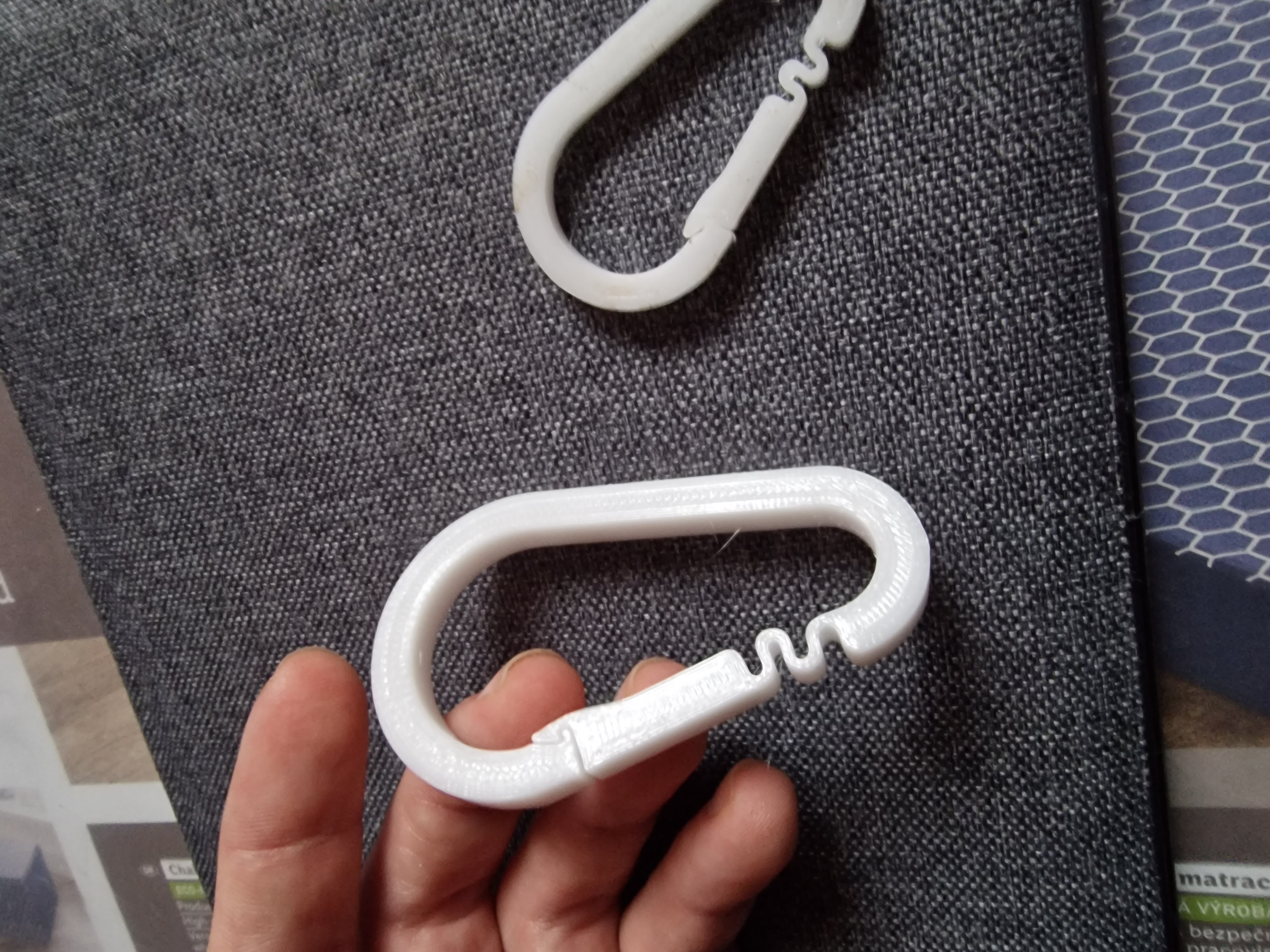 Carabine , scaleable, print in place - easy to print with no supports