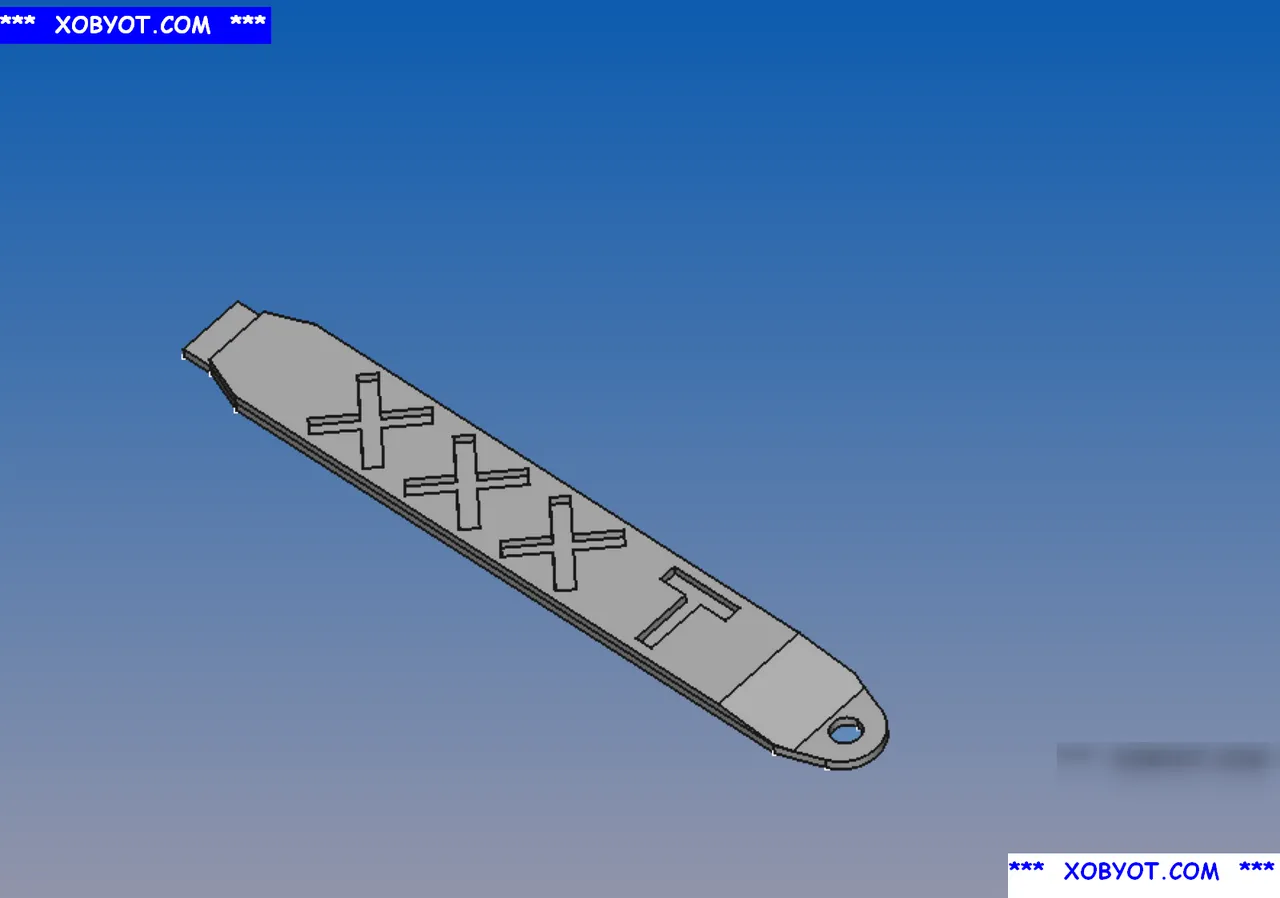 Losi XXX-T Battery Strap TLR R/C Stadium Truck Losi Part A3117 by Zedic |  Download free STL model | Printables.com