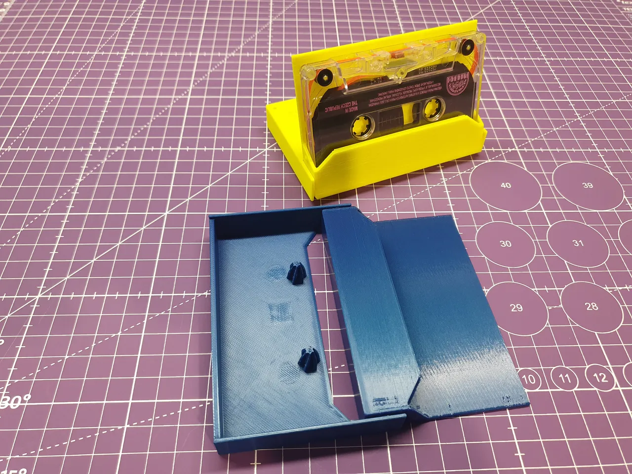 📼 Cassette tape business card holder/case by sh, Download free STL model