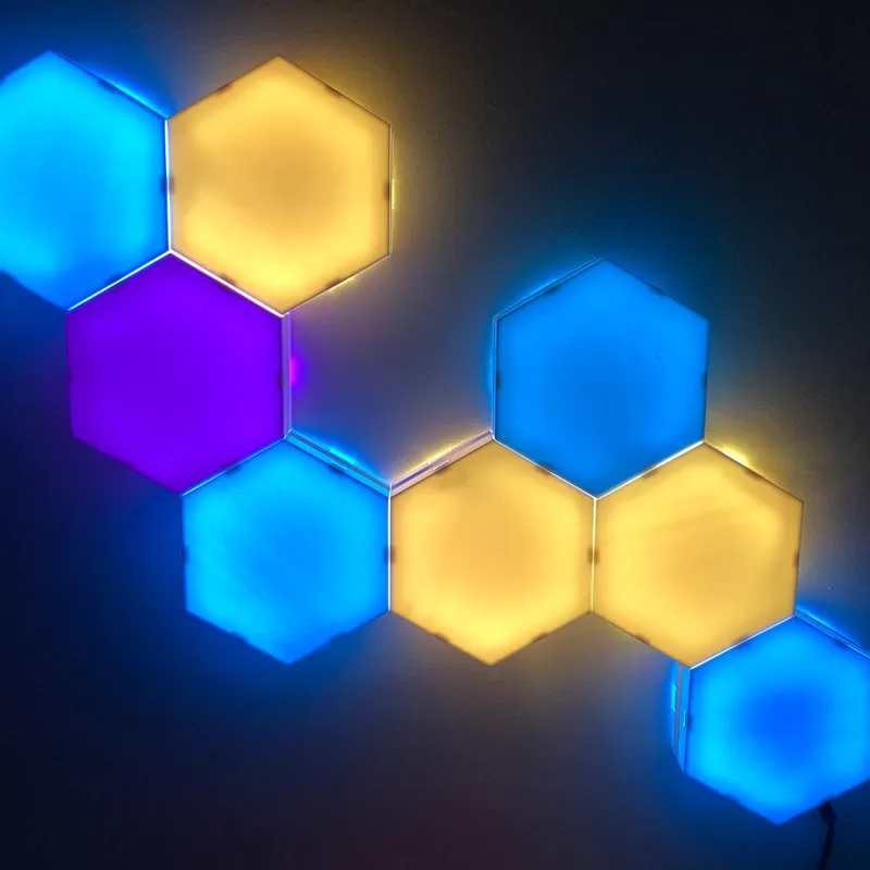 Small LED hexagon / Nanoleaf by The Techy, Download free STL model