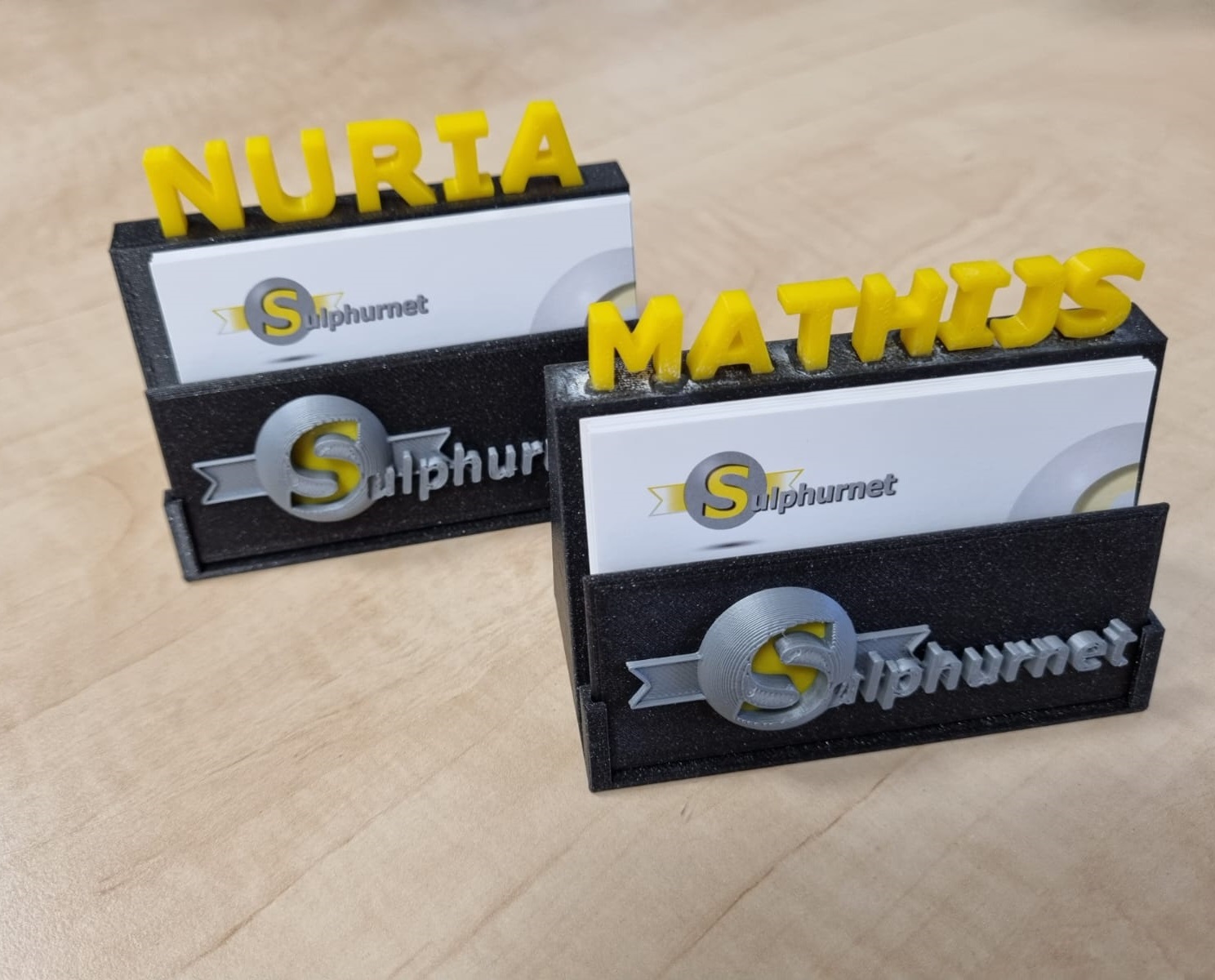 Customizable Business card holder by Mathijs Download free STL model