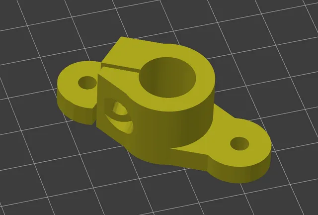 The bracket for the shaft is 12 mm for the aluminum profile 2020.