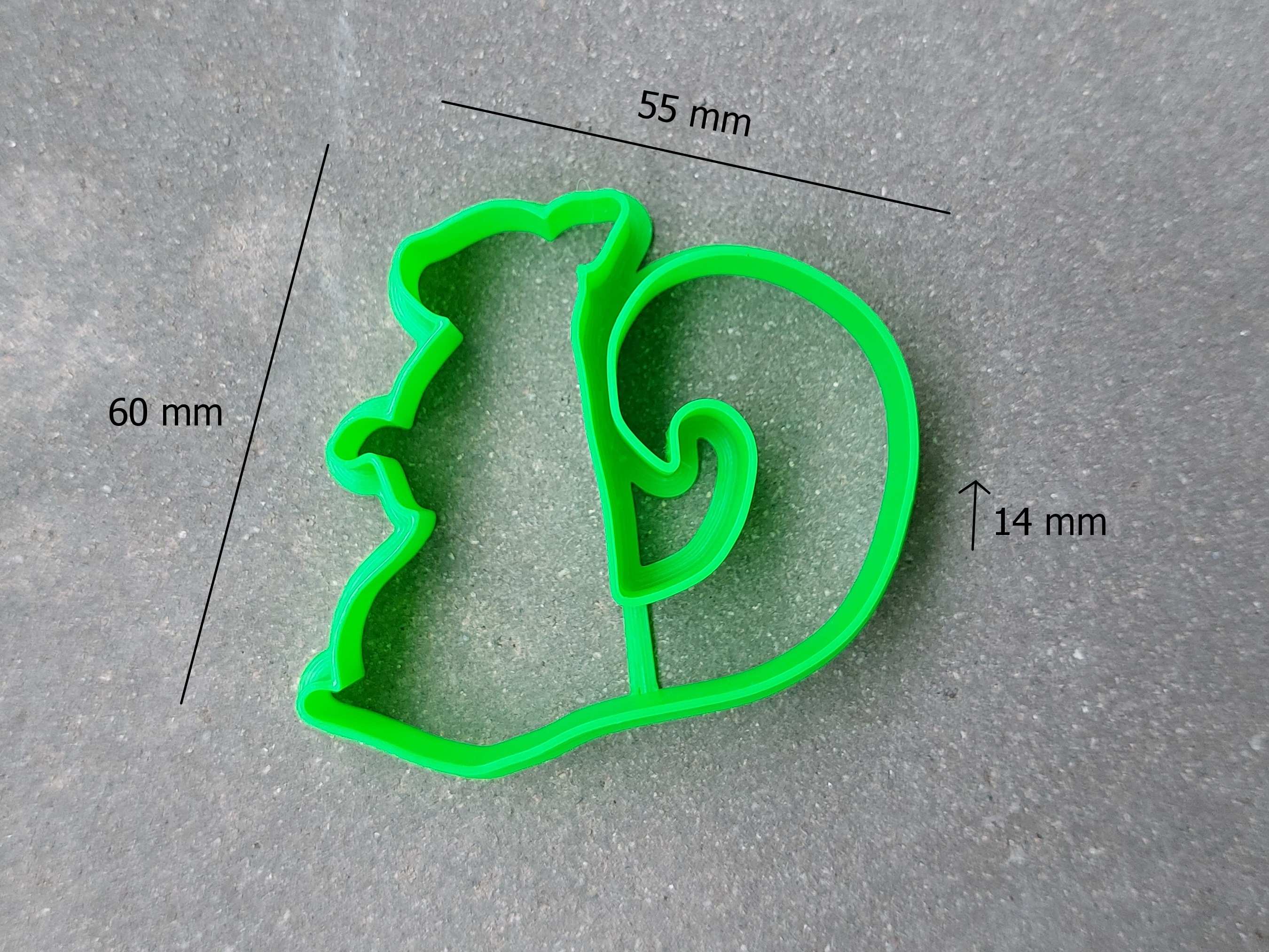 Squirrel cookie cutter — miniatura 4