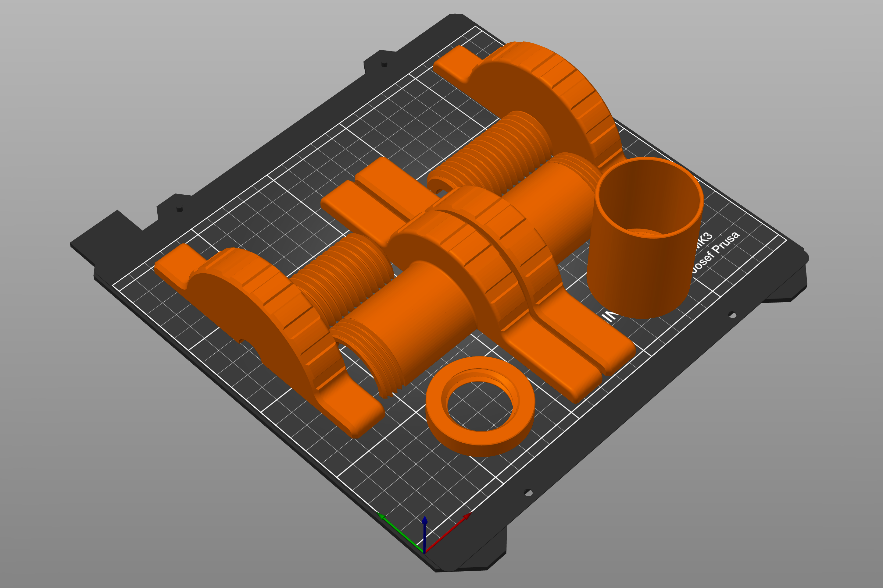 Tightener for the Prusament Refill System