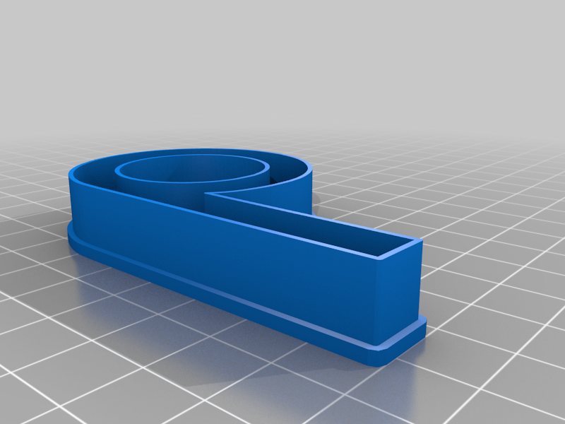 Miniatura 3 do modelo 3D Number 9 Cookie Cutter