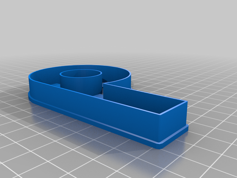 Miniatura 7 do modelo 3D Number 9 Cookie Cutter
