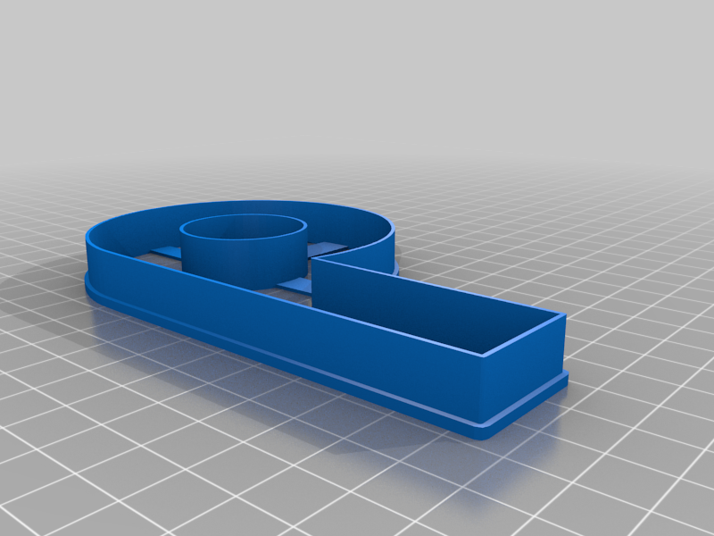Miniatura 10 do modelo 3D Number 9 Cookie Cutter