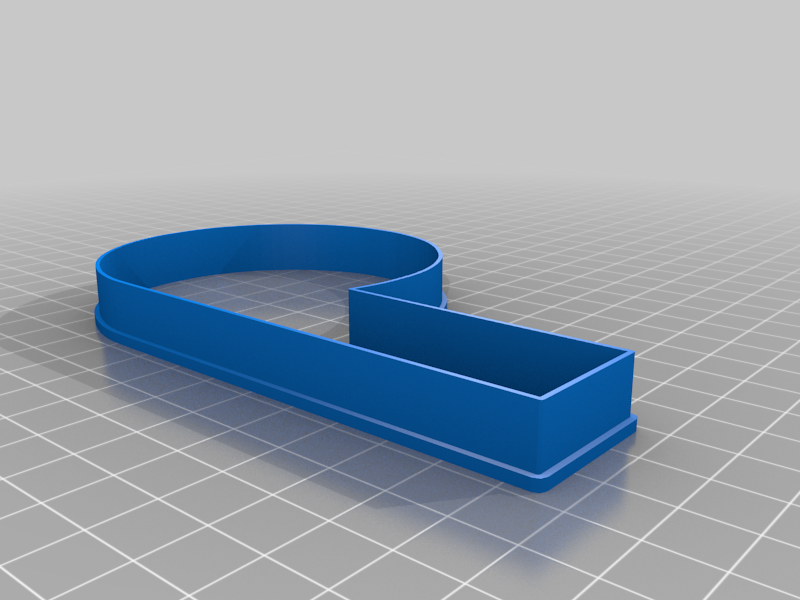 Miniatura 8 do modelo 3D Number 9 Cookie Cutter