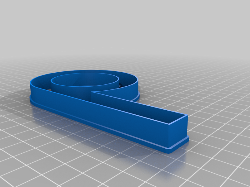 Miniatura 13 do modelo 3D Number 9 Cookie Cutter
