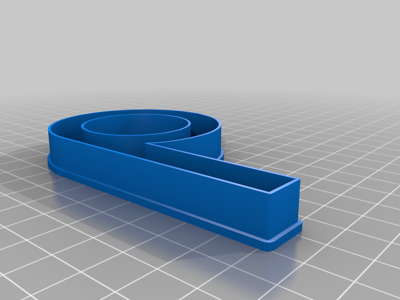 Miniatura 15 do modelo 3D Number 9 Cookie Cutter